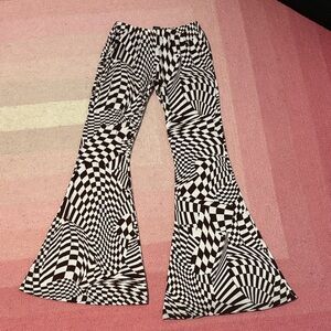 Rue21 Brown and White Patterned Pants